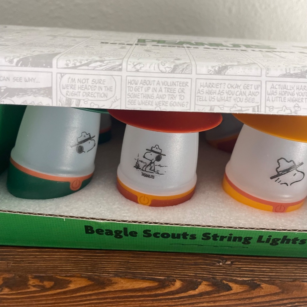 NEW Peanuts Beagle Scout String Light Set - Picture 3 of 11